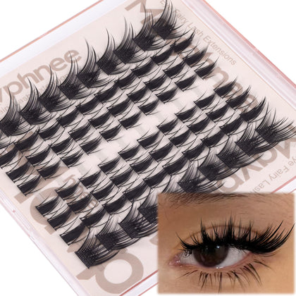 Mavphnee Fox Eye Lash Clusters front view packaging
