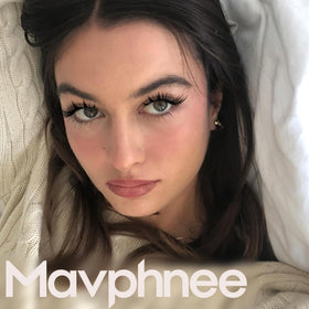 Mavphnee Fox Eye Lash Clusters left and right eye arrangement