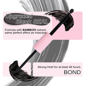 Mavphnee Lash Bond and Seal black glue bottle side view