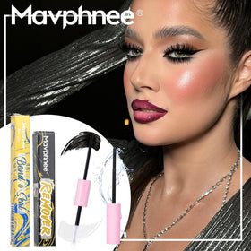 Mavphnee Lash Bond and Seal Kit in use with applied false lashes