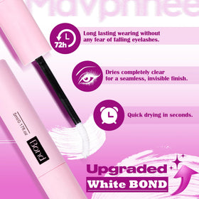 Mavphnee Lash Bond and Seal packaging with clear adhesive tube