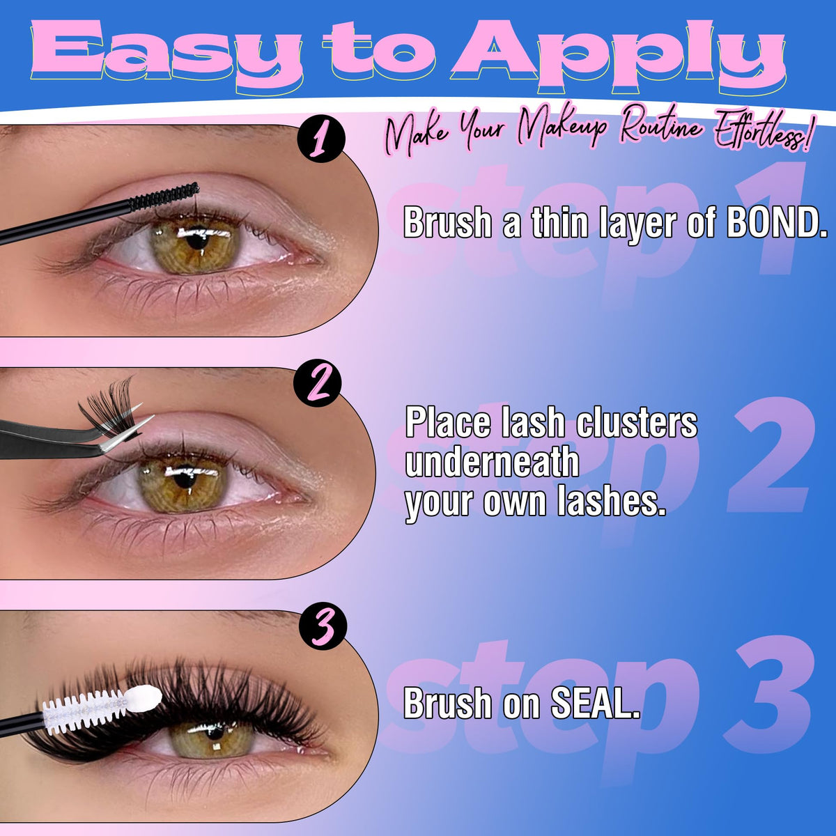 Mavphnee Lash Sealant applicator brush close-up