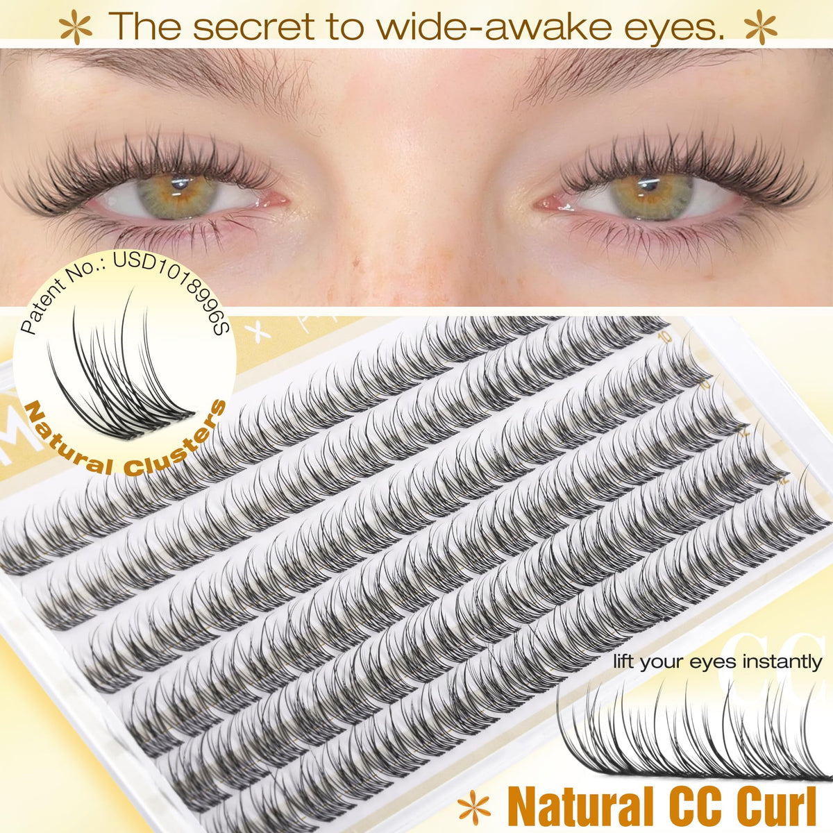 Mavphnee Natural Lash Clusters application process