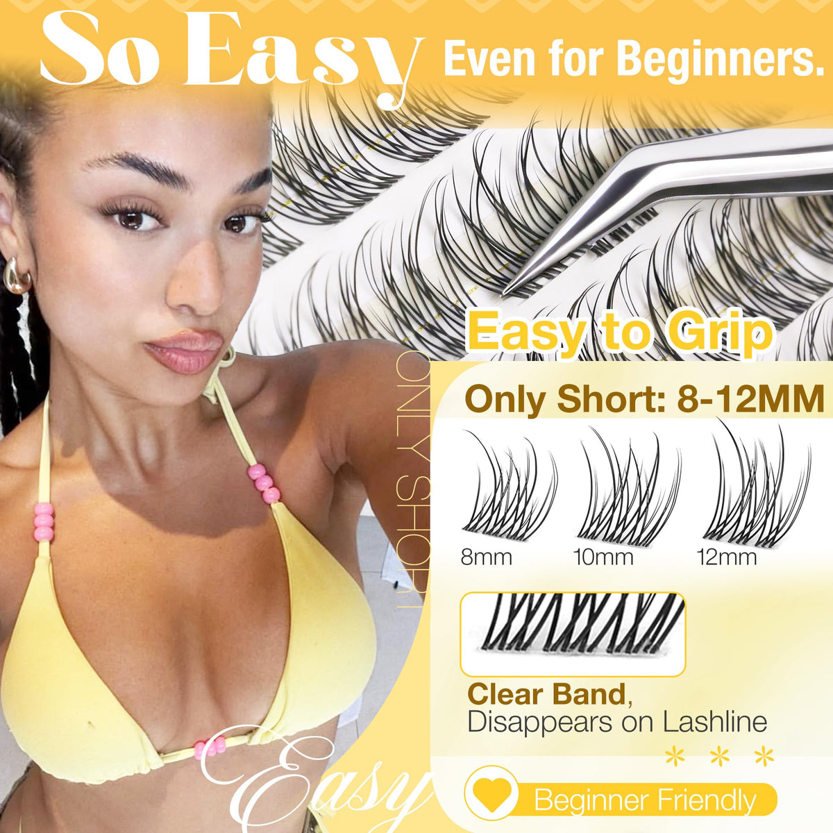 Mavphnee Natural Lash Clusters packaging