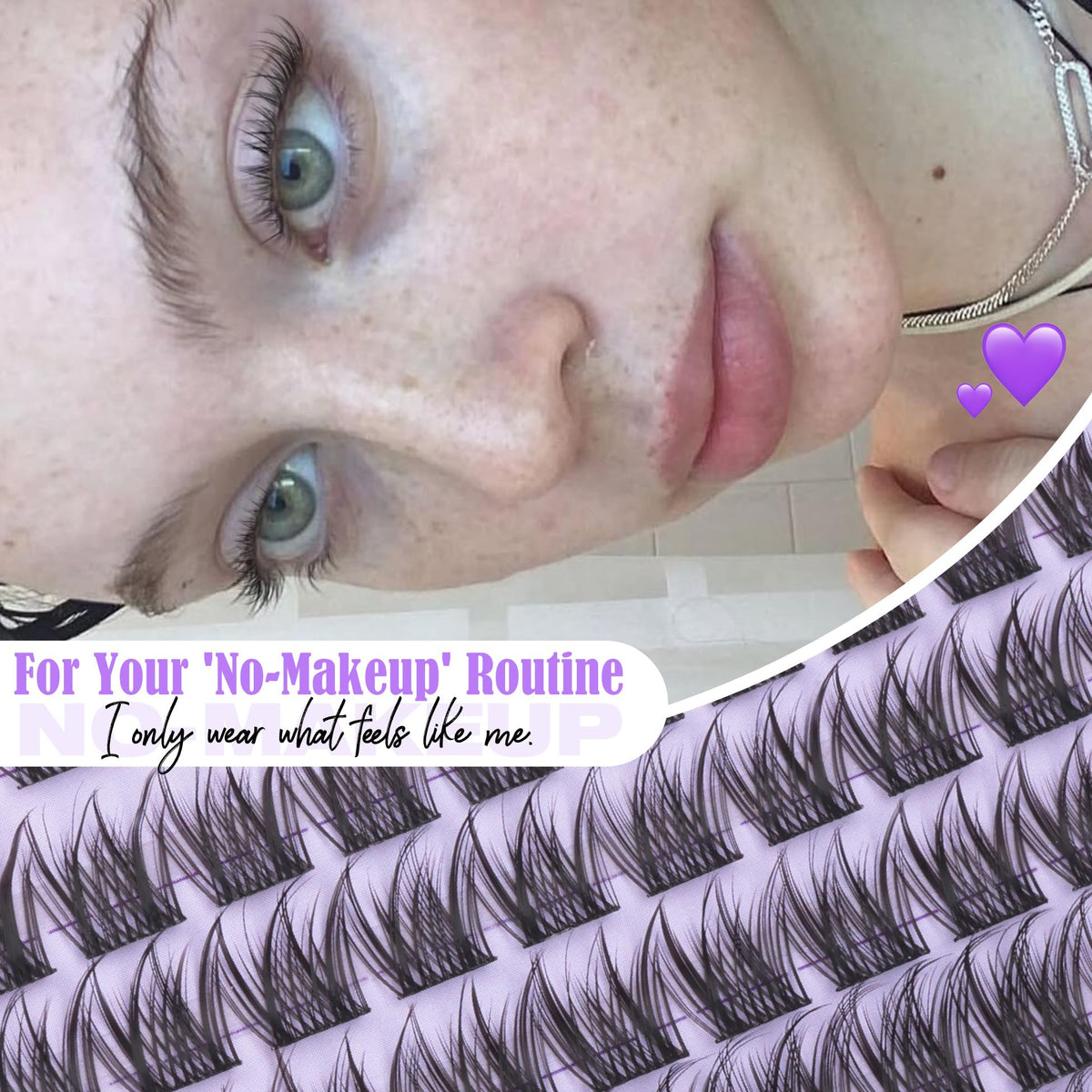 Mavphnee Natural Lash Clusters packaging