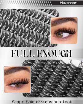 Mavphnee precision tweezers included in lash clusters kit