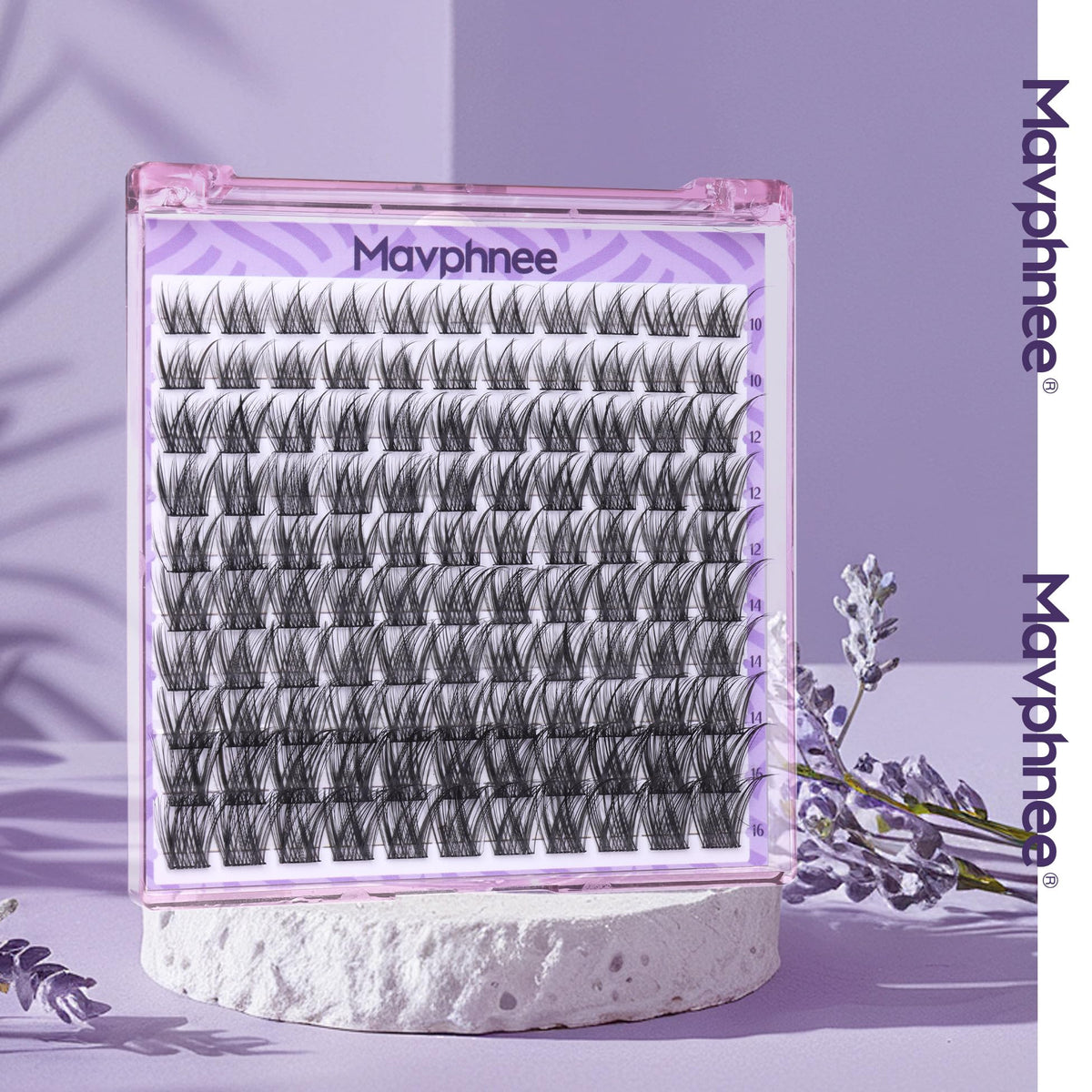 Mavphnee Wispy Lash Clusters with applicator tool