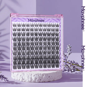 Mavphnee Wispy Lash Clusters with applicator tool