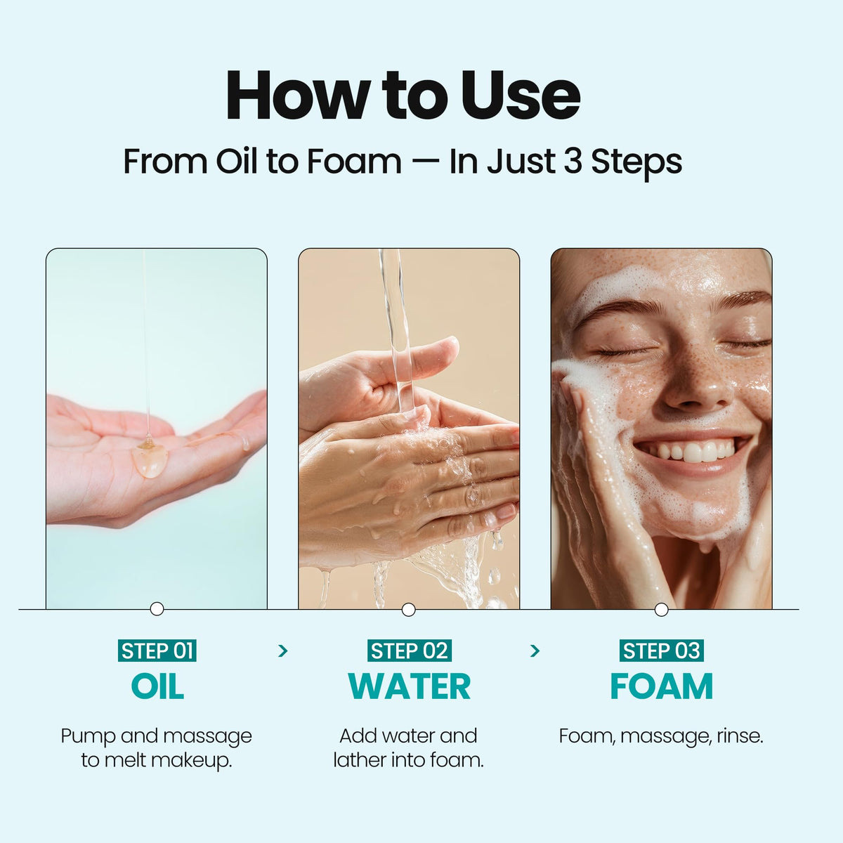 MAXCLINIC K Beauty Blue Tansy Oil To Foam Cleanser side view