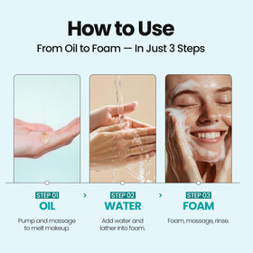 MAXCLINIC K Beauty Blue Tansy Oil To Foam Cleanser side view