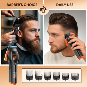 MAXGROOM Hair Clipper side view highlighting the ergonomic grip