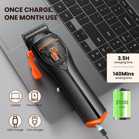 MAXGROOM Hair Clipper with cleaning brush and accessories