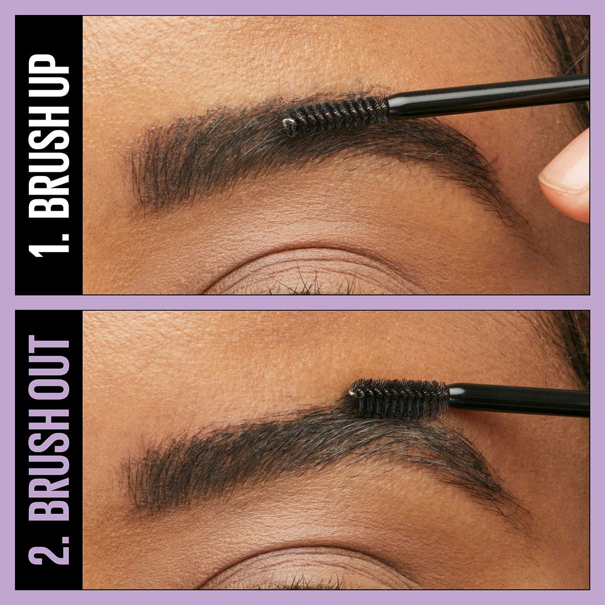 MAYBELLINE Brow Fast Sculpt Eyebrow Mascara Medium Brown in use
