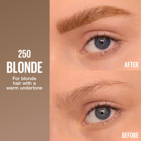 MAYBELLINE Brow Inserts Eyebrow Pen dual-ended showing pen and gel