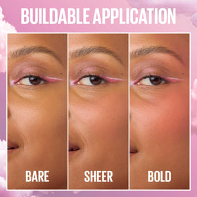 MAYBELLINE Cloudtopia Blush Mousse on lips