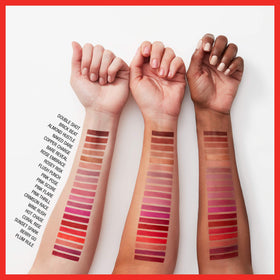 MAYBELLINE Color Sensational Lipstick application on model's lips