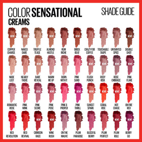 MAYBELLINE Color Sensational Lipstick close-up of bullet