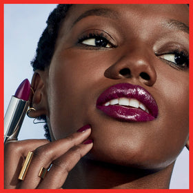 MAYBELLINE Color Sensational Lipstick Copper Charge with makeup accessories