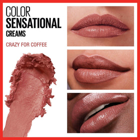 MAYBELLINE Color Sensational Lipstick Crazy for Coffee packaging