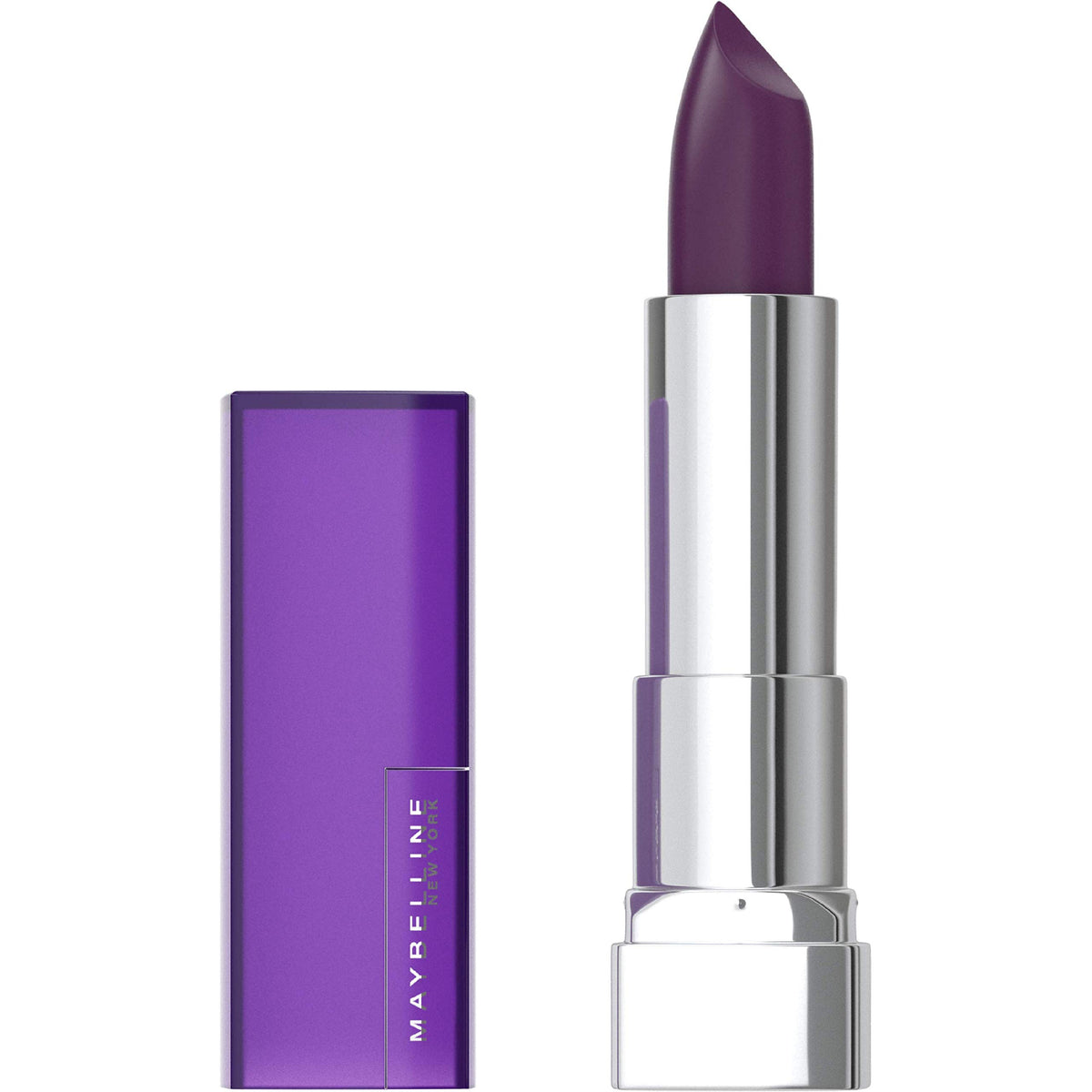 MAYBELLINE Color Sensational Lipstick front view in Blackest Berry