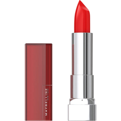 MAYBELLINE Color Sensational Lipstick On Fire Red front view