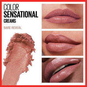 MAYBELLINE Color Sensational Lipstick swatch on skin