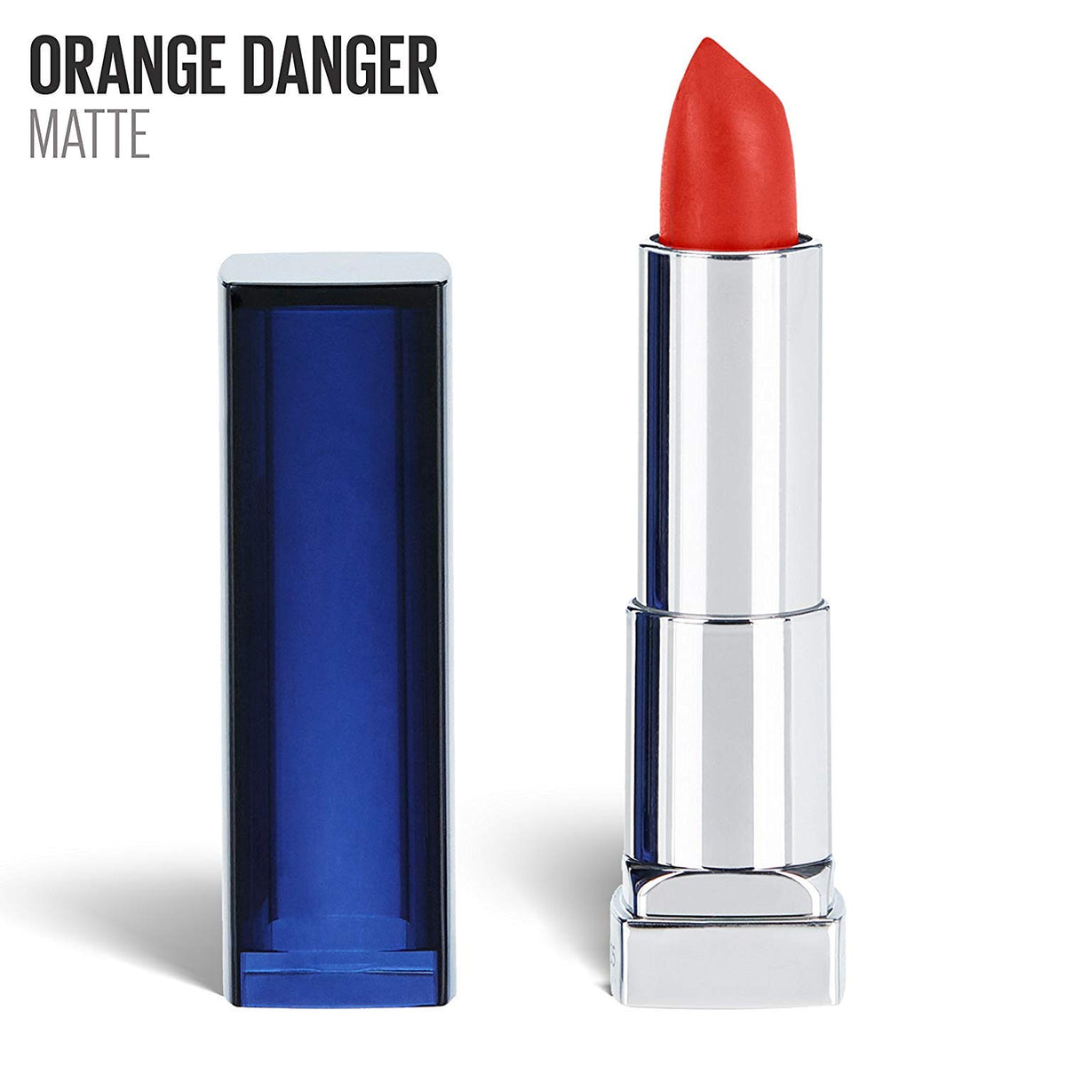 MAYBELLINE Color Sensational Matte Lipstick Orange Danger shade collection