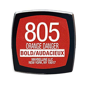 MAYBELLINE Color Sensational Matte Lipstick Orange Danger with applicator