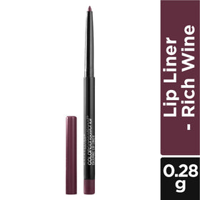 MAYBELLINE Color Sensational Shaping Lip Liner Rich Wine self-sharpening tip close-up