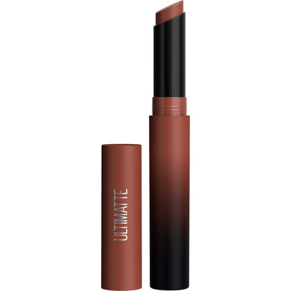 MAYBELLINE Color Sensational Ultimatte Lipstick Cocoa Brown front view