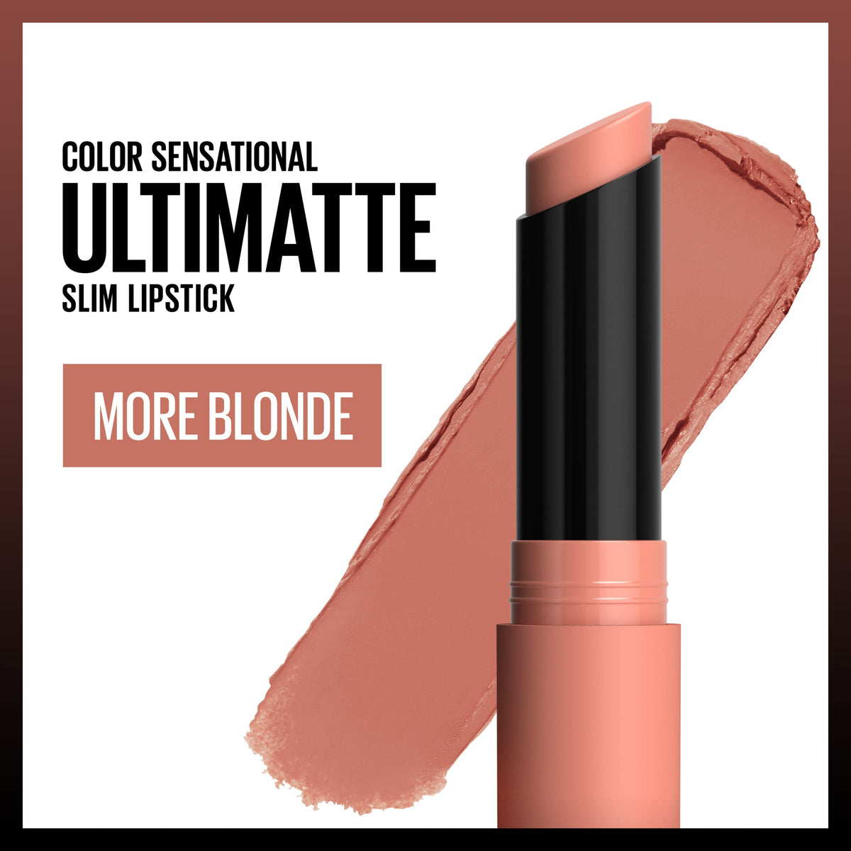 MAYBELLINE Color Sensational Ultimatte Lipstick More Blonde side view