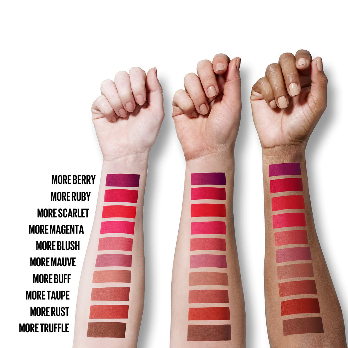 MAYBELLINE Color Sensational Ultimatte Matte Lipstick Ruby Red side view