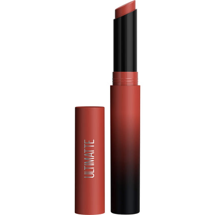MAYBELLINE Color Sensational Ultimatte Matte Lipstick Rusty Red front view