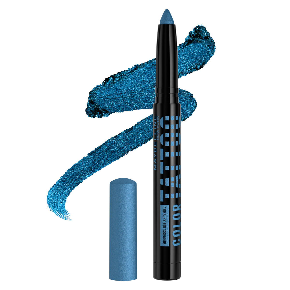 MAYBELLINE Color Tattoo Eye Shadow Stix blue shimmer front view