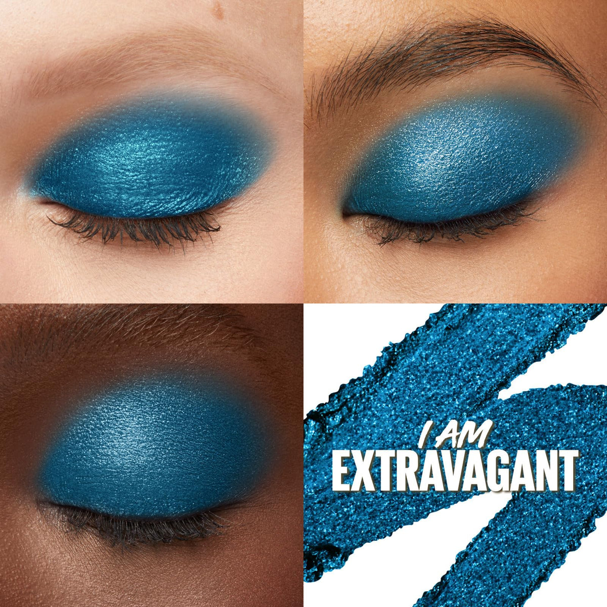 MAYBELLINE Color Tattoo Eye Shadow Stix blue shimmer with built-in sharpener
