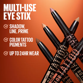 MAYBELLINE Color Tattoo Eye Shadow Stix I Am Cozy swatch on skin