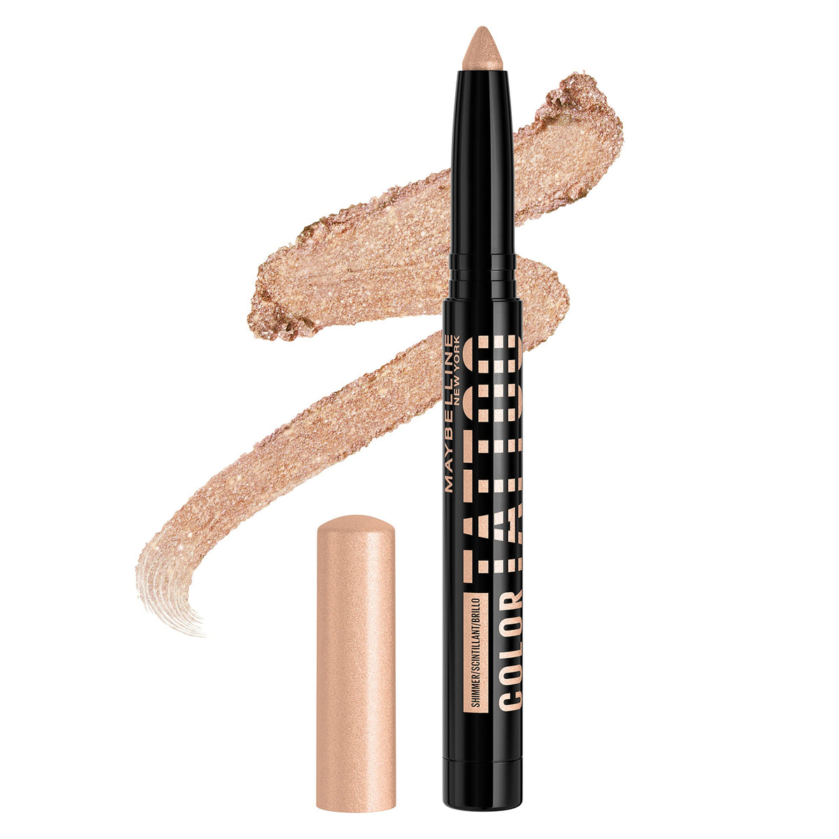 MAYBELLINE Color Tattoo Longwear Eye Shadow Stix I am Courageous Light Bronze Shimmer front view