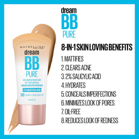 MAYBELLINE Dream Pure BB Cream texture close-up