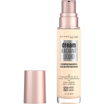 MAYBELLINE Dream Radiant Liquid Foundation 30ml Vanilla front view