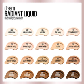 MAYBELLINE Dream Radiant Liquid Foundation Cocoa lifestyle application