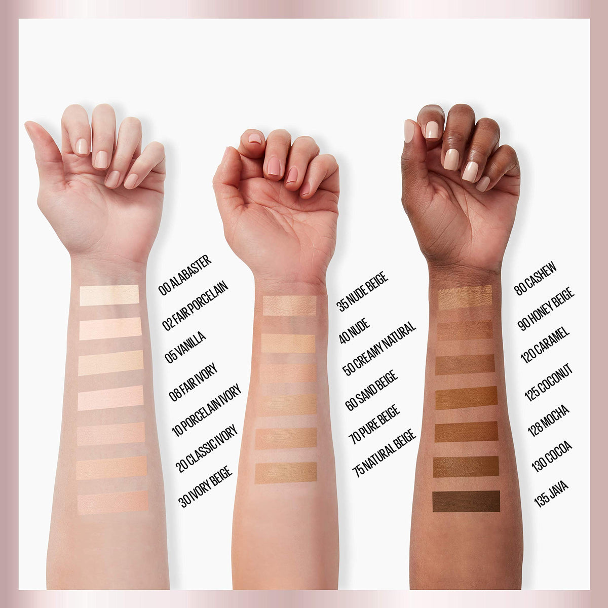 MAYBELLINE Dream Radiant Liquid Foundation Fair Porcelain 100g in makeup kit
