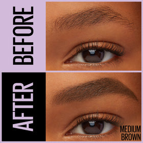 MAYBELLINE Express Brow 2-In-1 Pencil and Powder Medium Brown packaging