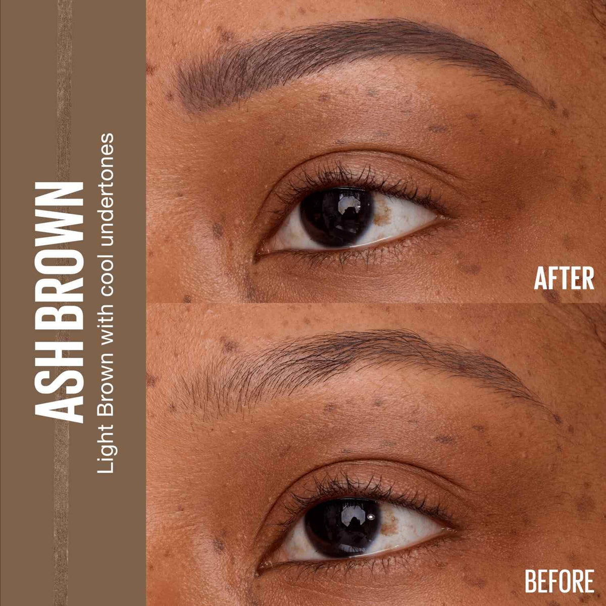 MAYBELLINE Express Brow Ultra Slim Pencil Ash Brown with spoolie brush
