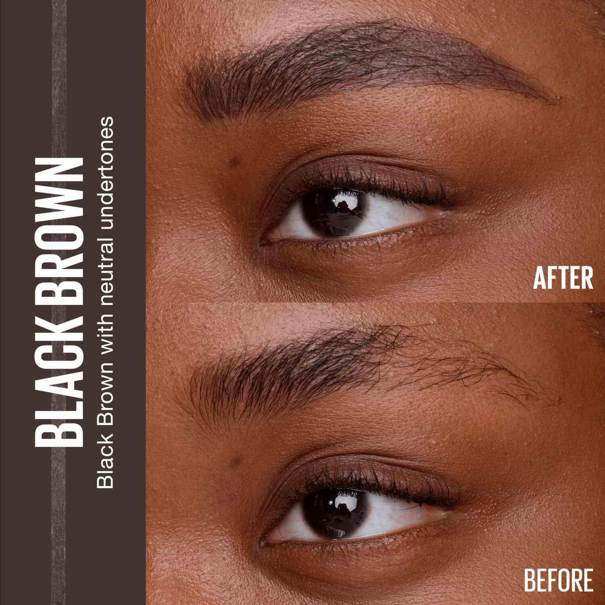 MAYBELLINE Express Brow Ultra Slim Pencil Black Brown with spoolie brush