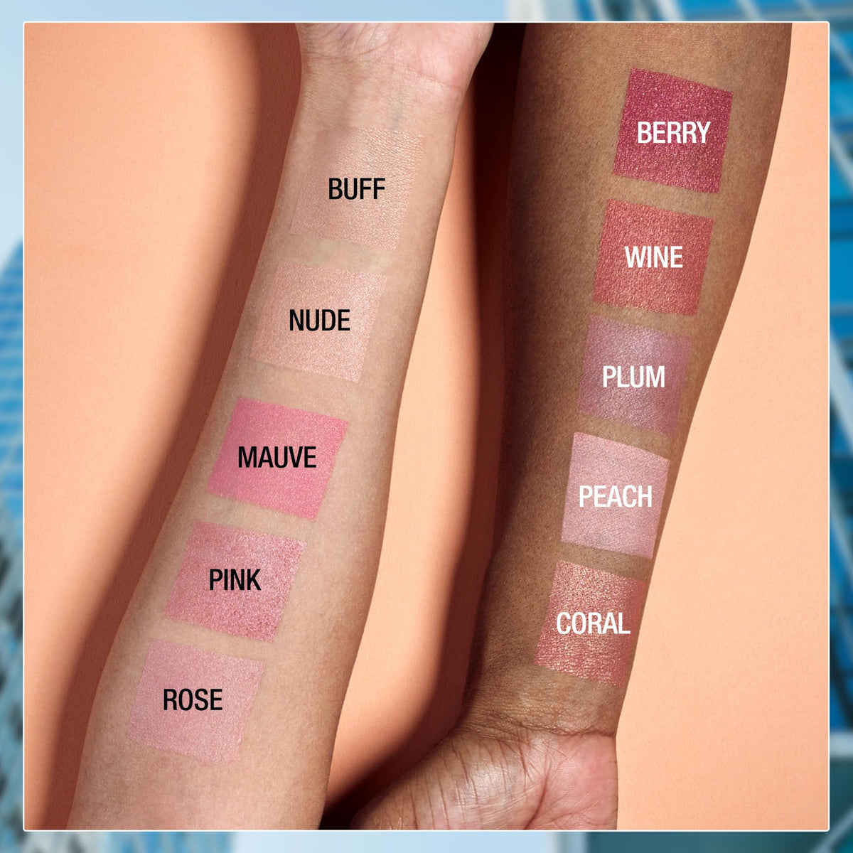 MAYBELLINE Fit Me Blush in a makeup setup