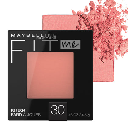 MAYBELLINE Fit Me Blush Rose 0.16 Ounce front view