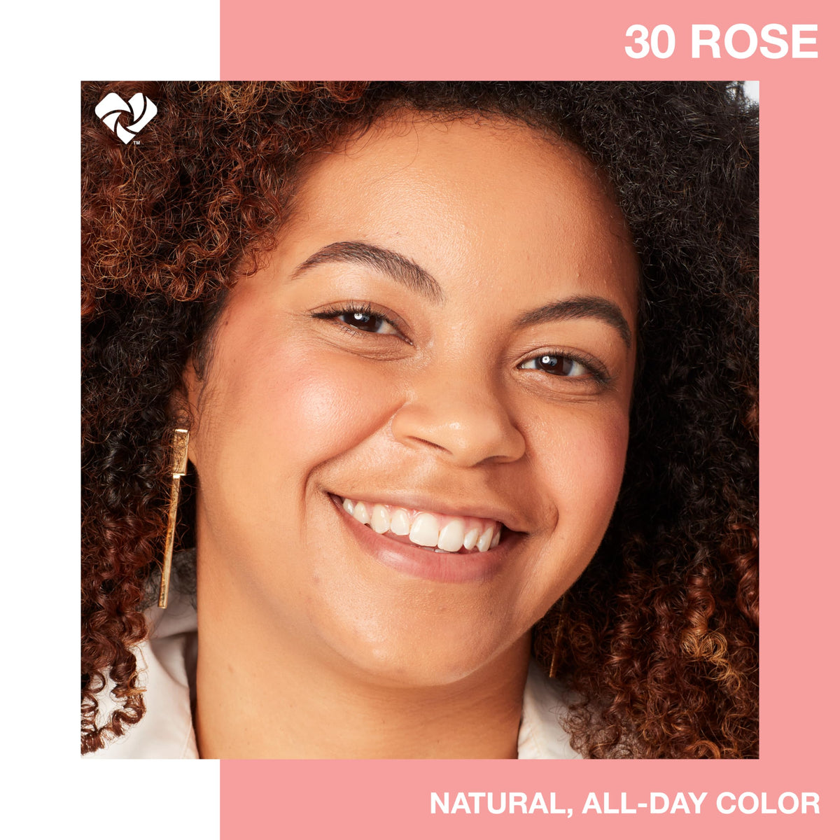 MAYBELLINE Fit Me Blush Rose swatch on skin