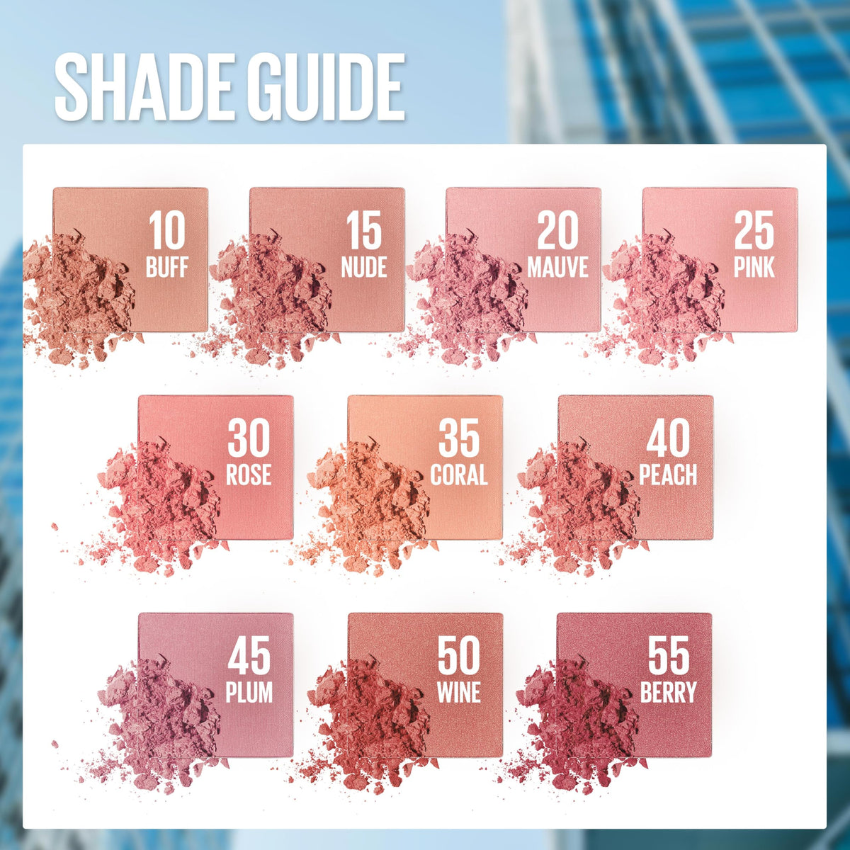 MAYBELLINE Fit Me Blush swatch on skin