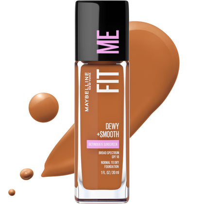 MAYBELLINE Fit Me Dewy Foundation Mocha front view