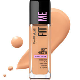 MAYBELLINE Fit Me Dewy + Smooth Foundation in Sun Beige front view